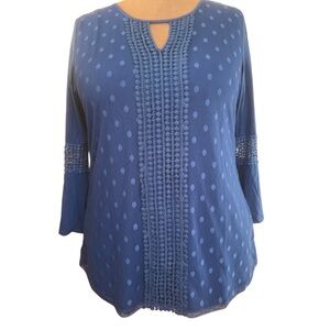 NWT Studio Works (XL) 3/4 Length Bell Sleeve Cobalt Blue